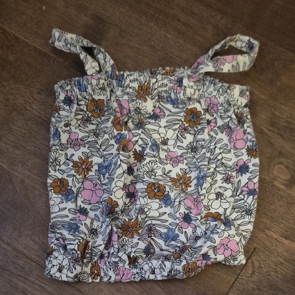 10/$15- Floral Print Sleeveless Top